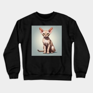 DEVON REX CAT Crewneck Sweatshirt